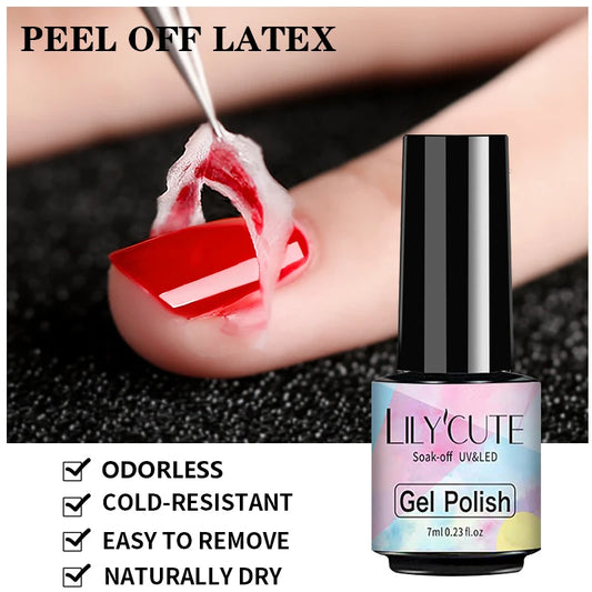 Peel Off Latex Liquid Tape Protect Nail Polish