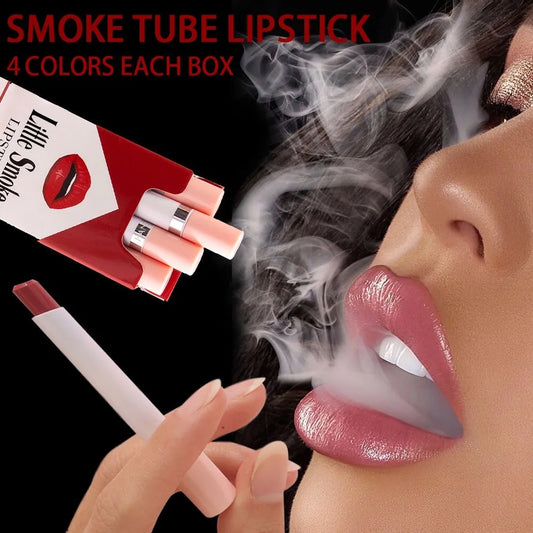 4PCS/Set Creative Cigarette Velvet Long Lasting Lipstick