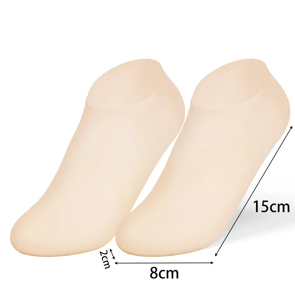 1Pairs Silicone Moisturizing Foot Socks