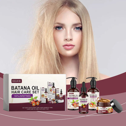 Batana Oil Hair Care Set for Repair