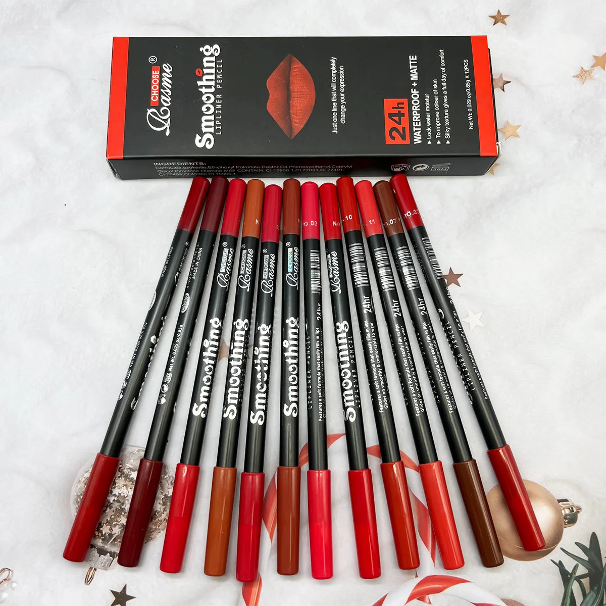 12pcs Long Lasting Lipstick