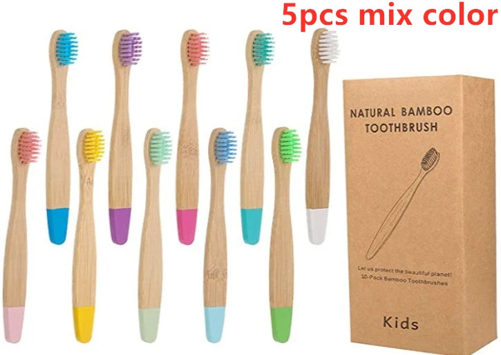 Children’s Cone Shape Bamboo Toothbrush