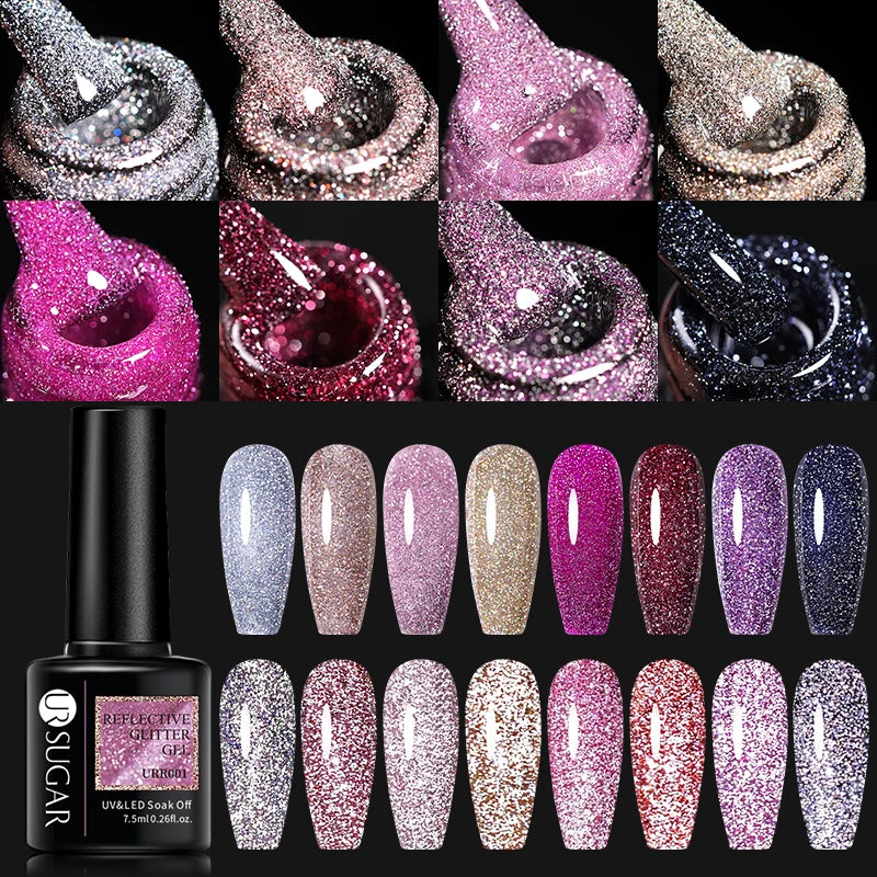 SUGAR Reflective Glitter Nail Gel