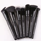 Black Makeup Brushes Set