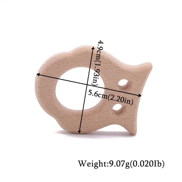 Baby Natural Wood Teething Toy