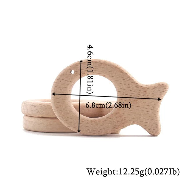Baby Natural Wood Teething Toy