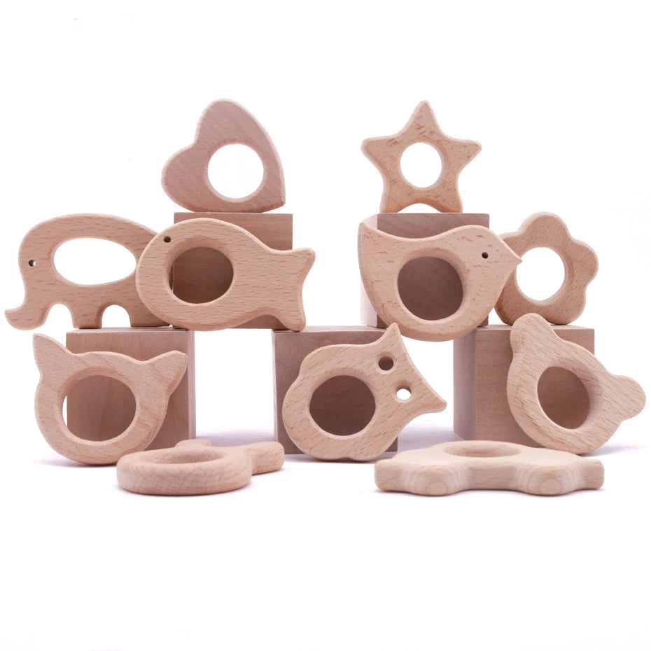 Baby Natural Wood Teething Toy