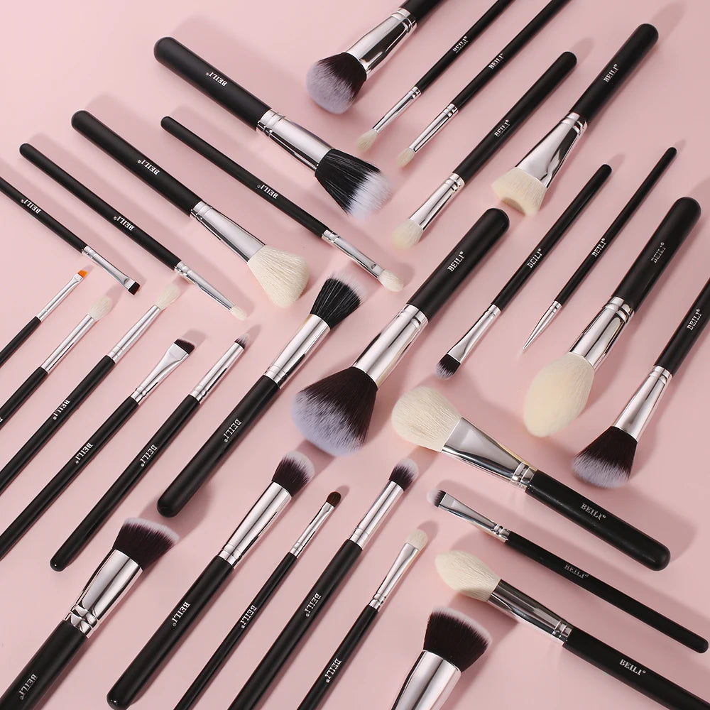 Complete Professional Make Up Brush Set with Goat Hair