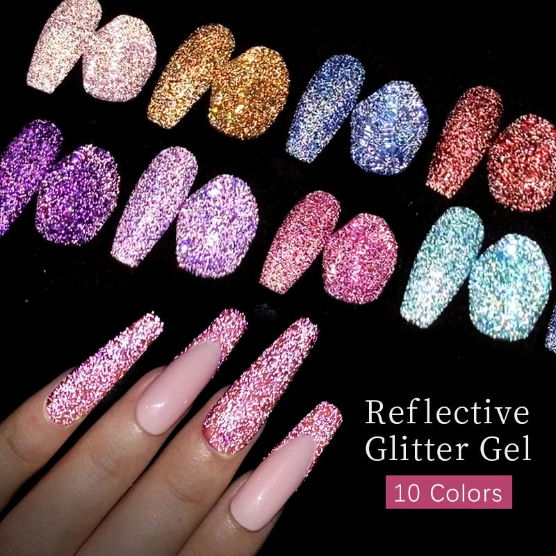 SUGAR Reflective Glitter Nail Gel