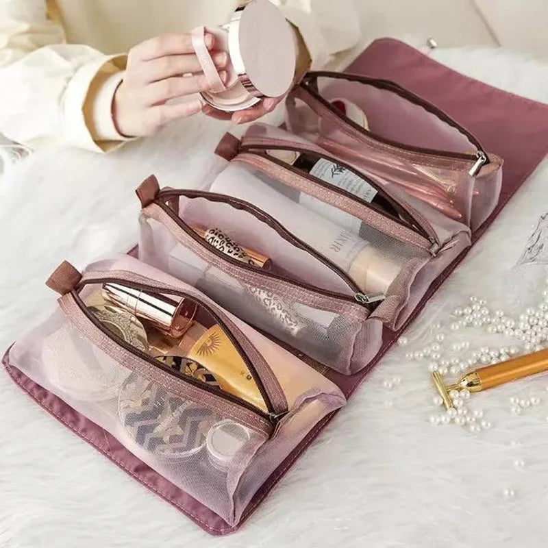 4 in 1 Foldable Nylon Cosmetic Bag