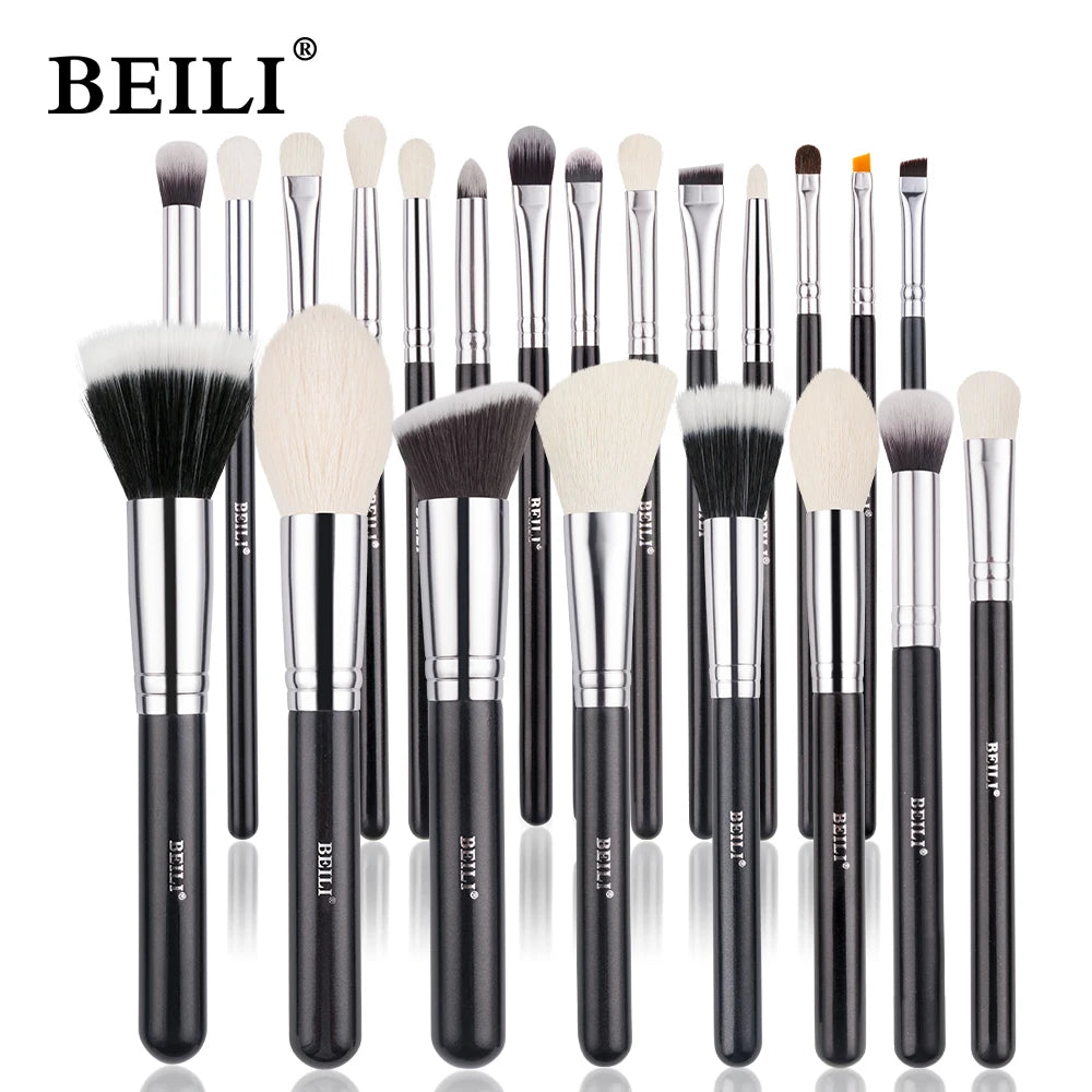 Complete Professional Make Up Brush Set with Goat Hair