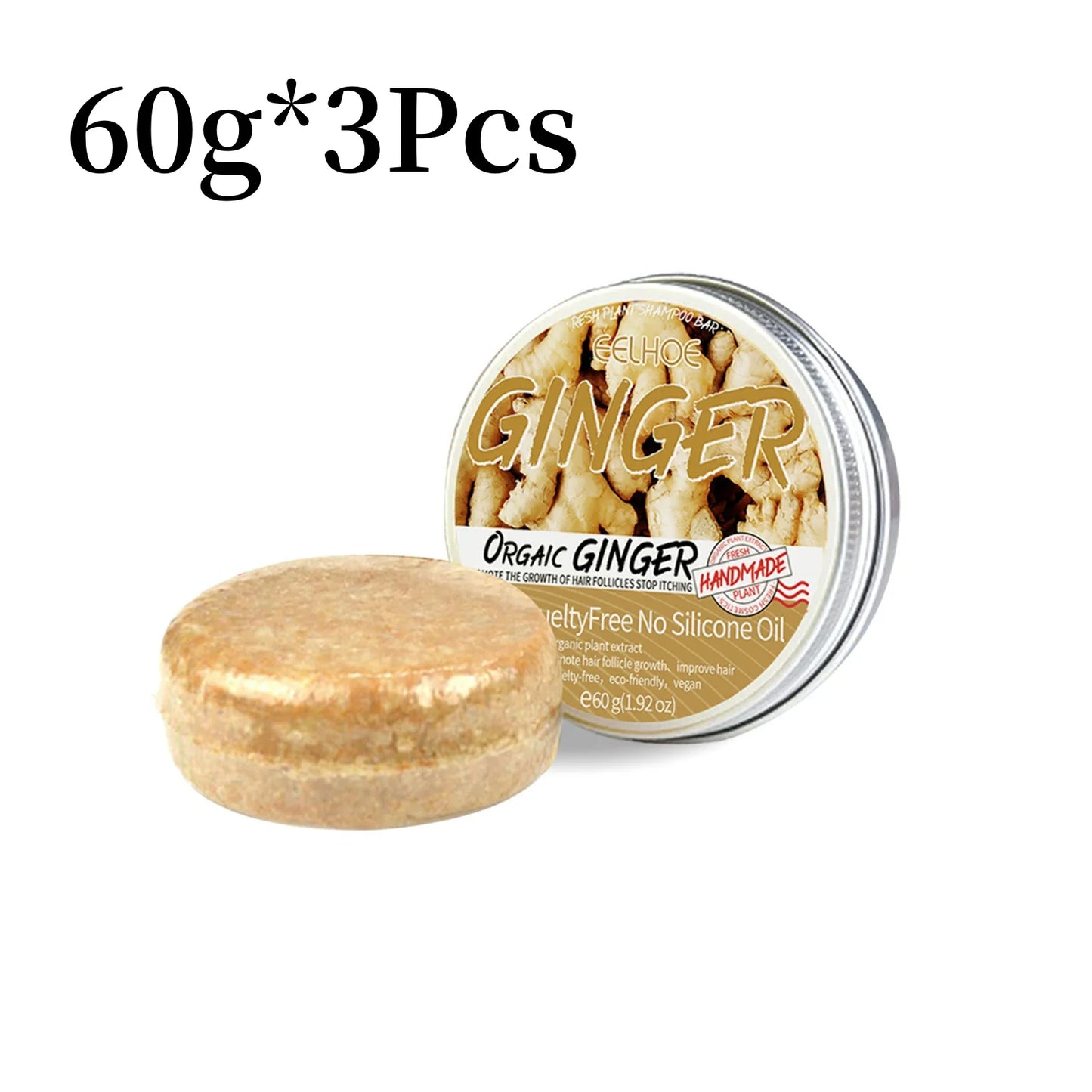 Natural Ginger Shampoo Bar