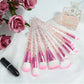10 Pcs Unicorn Make Up Brush