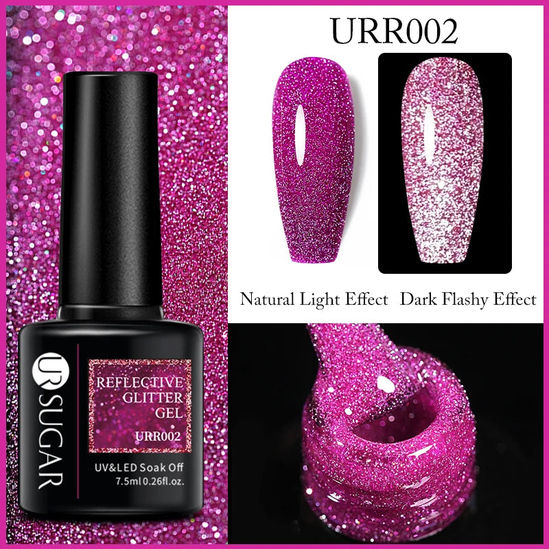 SUGAR Reflective Glitter Nail Gel