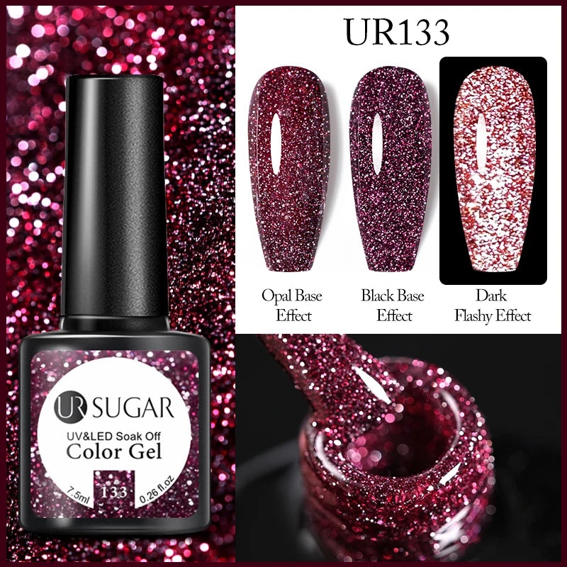 SUGAR Reflective Glitter Nail Gel