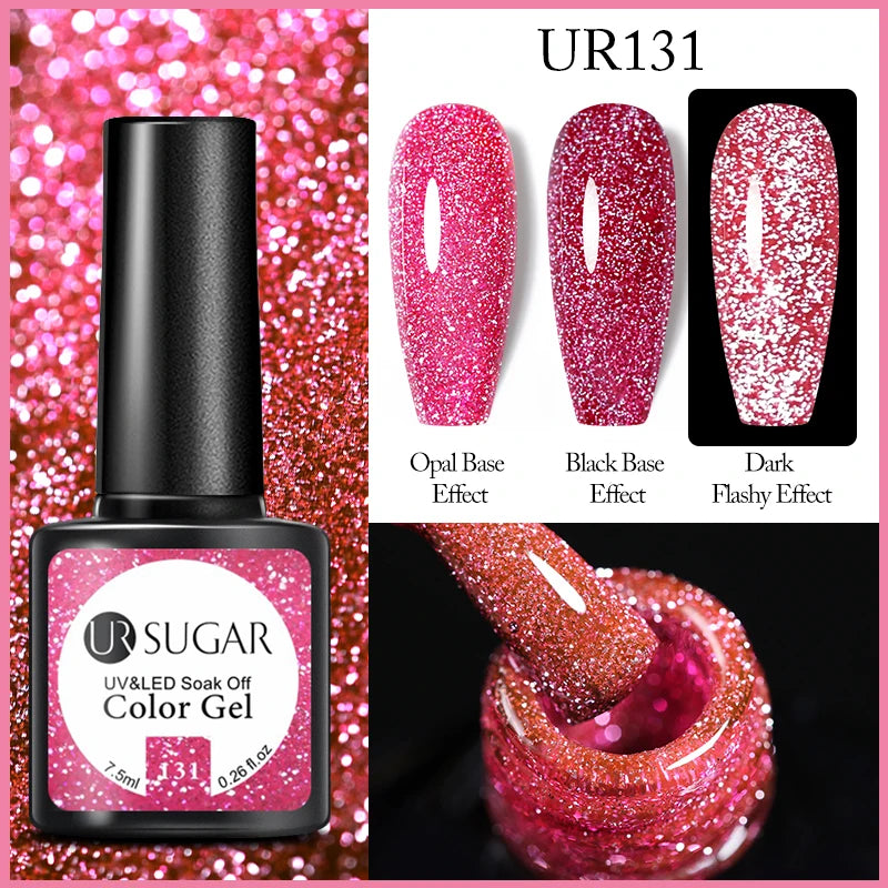 SUGAR Reflective Glitter Nail Gel