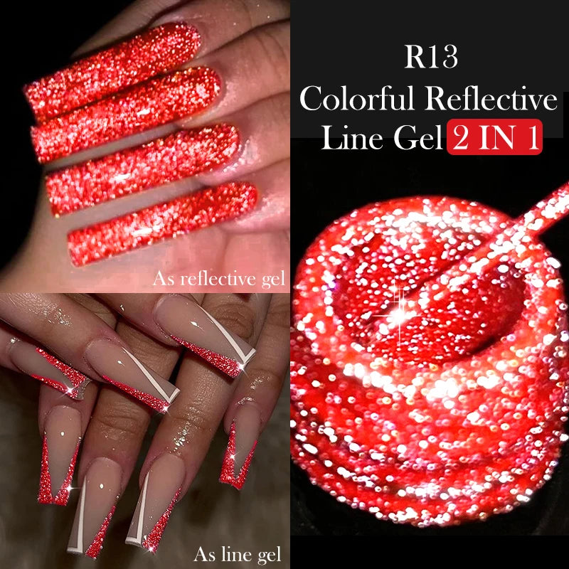 Reflective Metallic Gel Nail Polish