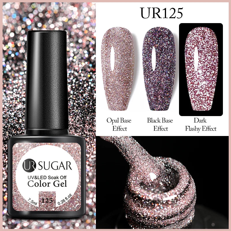 SUGAR Reflective Glitter Nail Gel