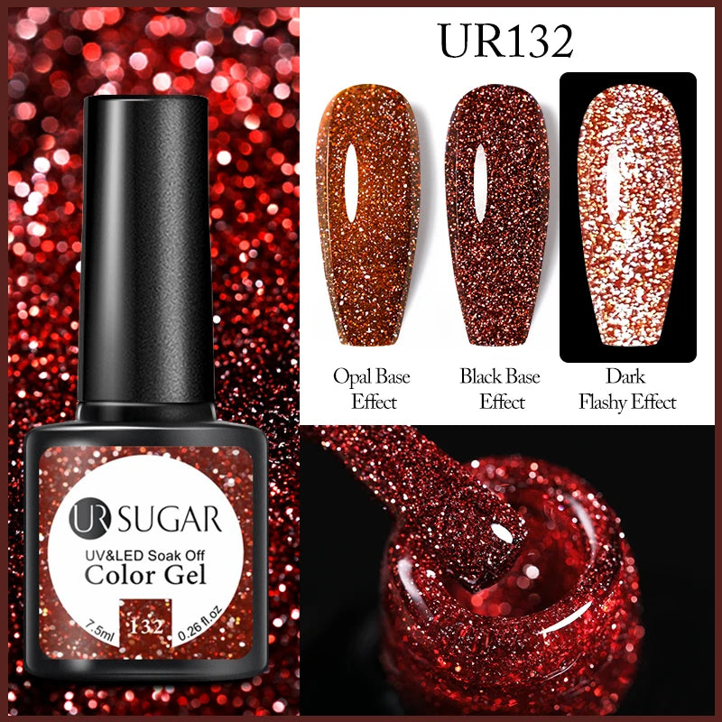 SUGAR Reflective Glitter Nail Gel
