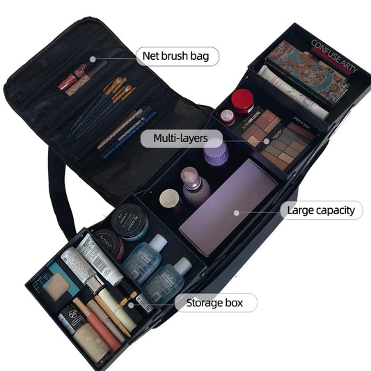 Large Capacity Multi-layer Makeup Storage Bag