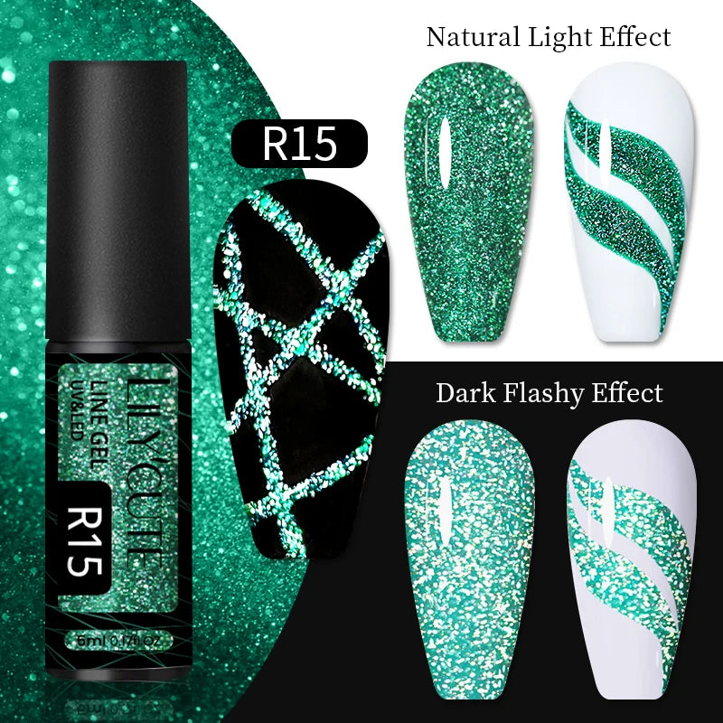 Reflective Metallic Gel Nail Polish