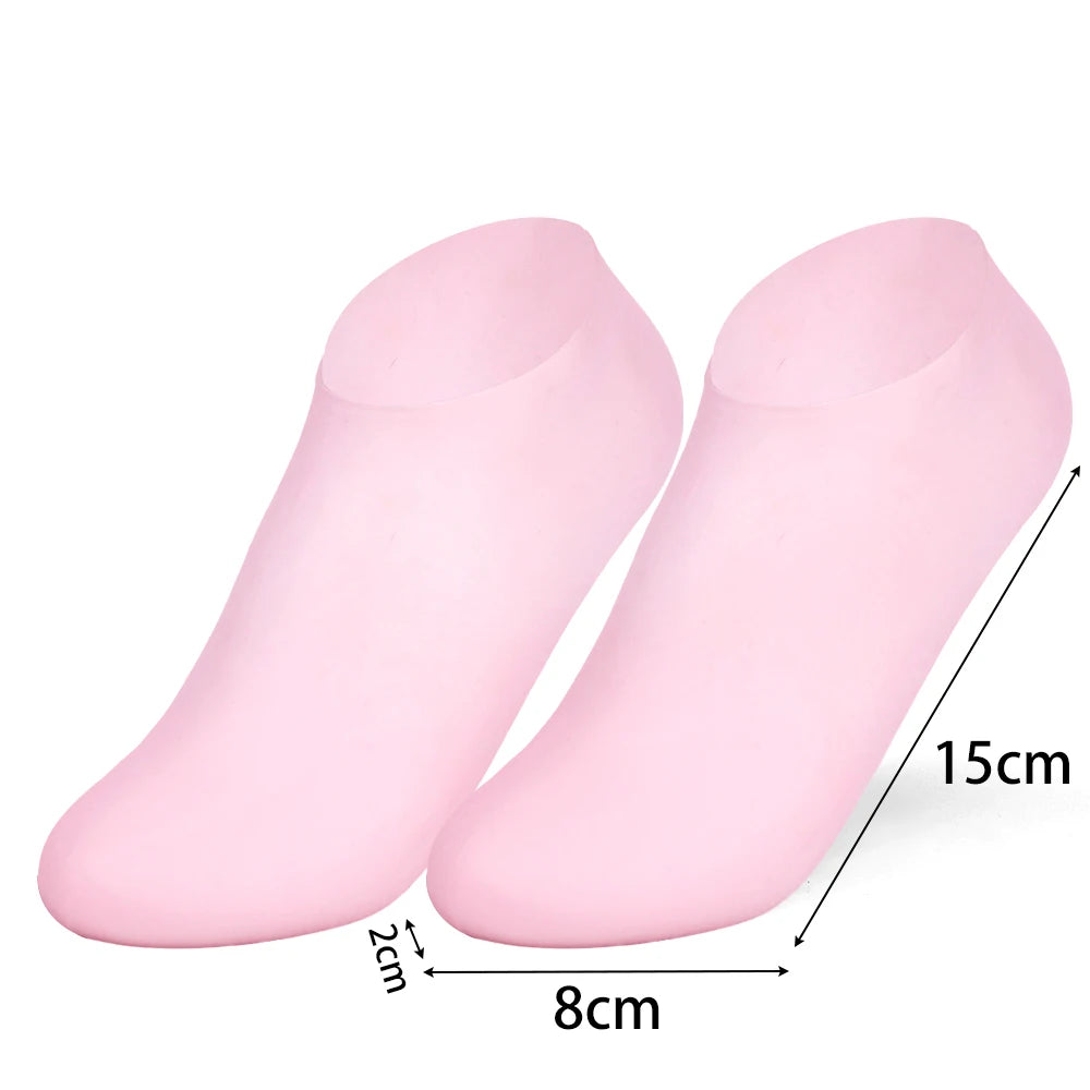 1Pairs Silicone Moisturizing Foot Socks