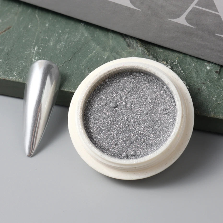 Moonlight Silver Cat Eye Nail Powder