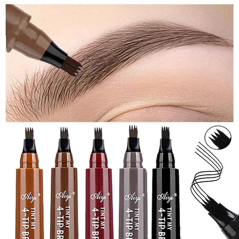 5 Colors Eyebrow Pen Waterproof