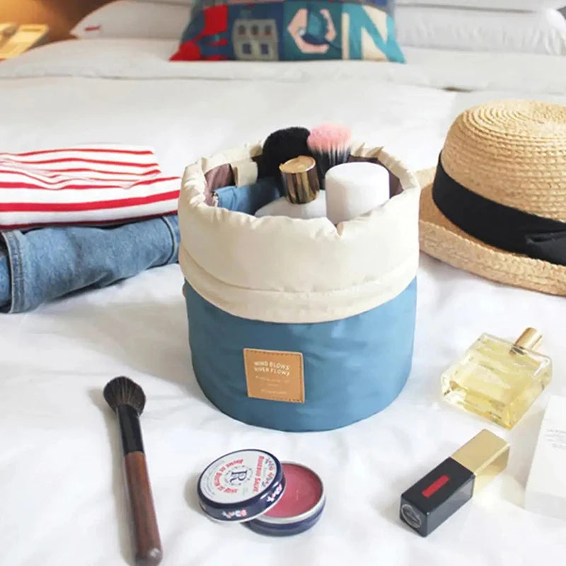 Round Waterproof Makeup Bag