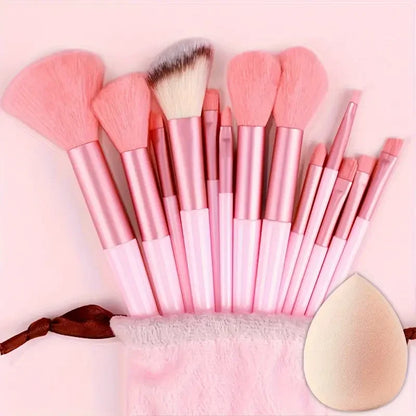 13Pcs Soft Fluffy Makeup Brush Set