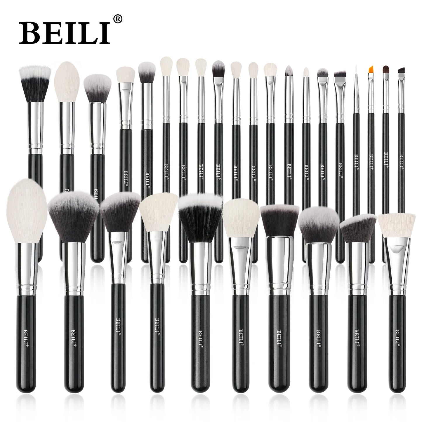 Complete Professional Make Up Brush Set with Goat Hair