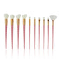 10 Pcs Unicorn Make Up Brush