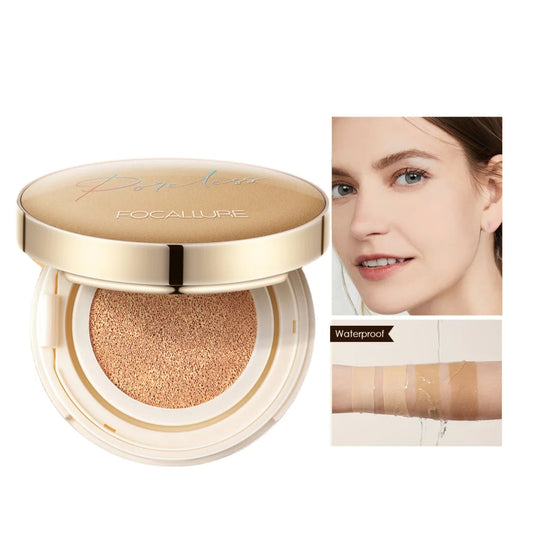 Long Lasting Foundation Cushion Compact With Makeup Puff