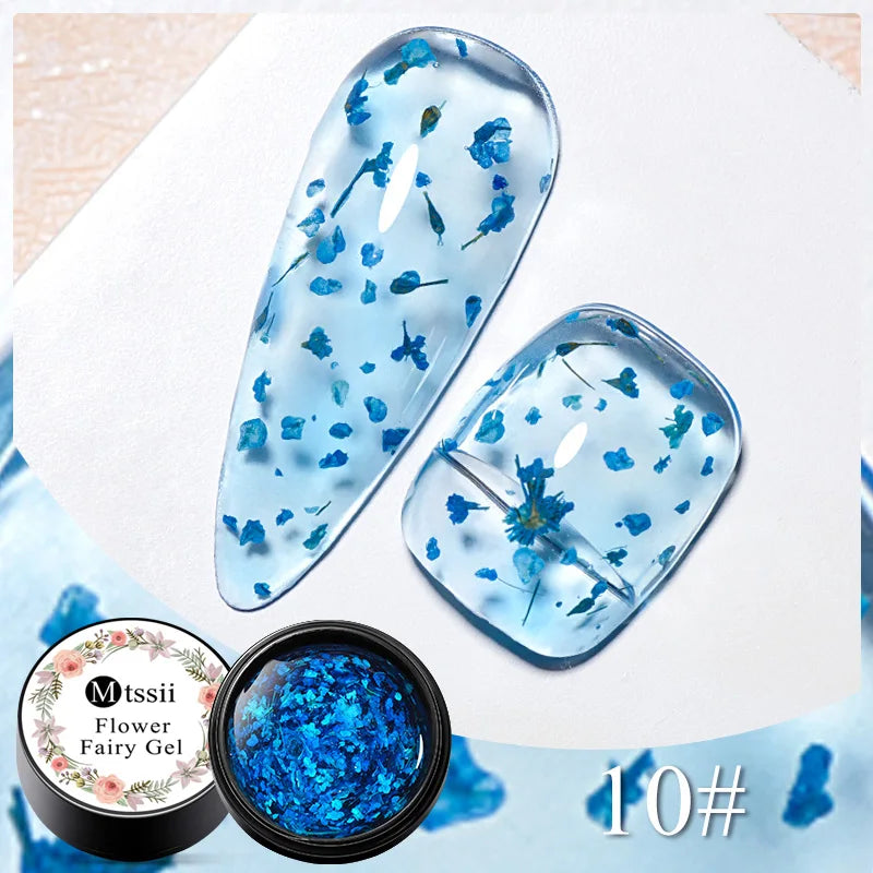 Dried Flower Gel Nail Polish