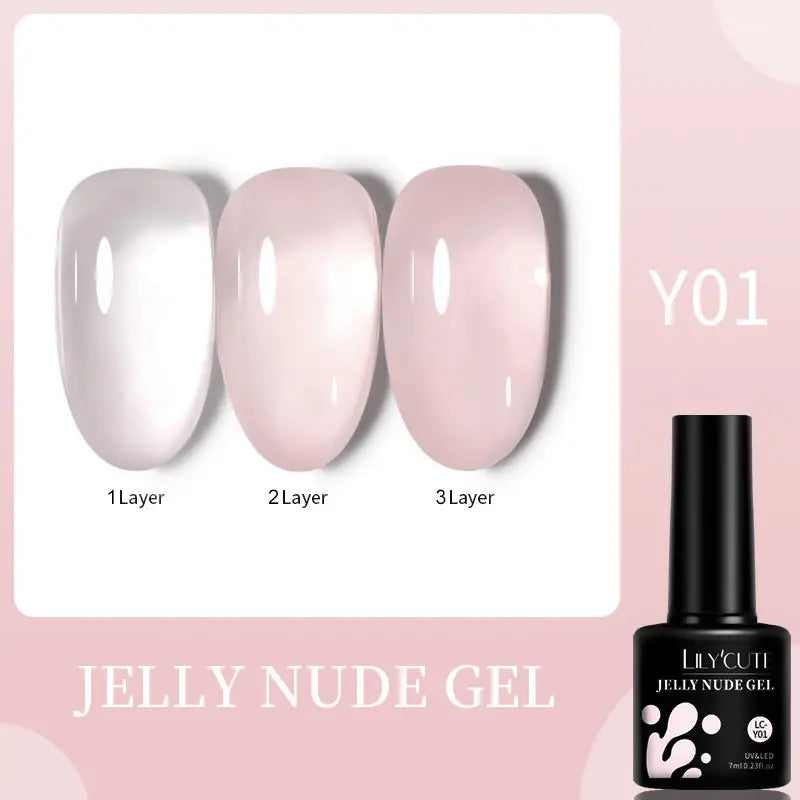 7ML Jelly Amber Gel Nail Polish