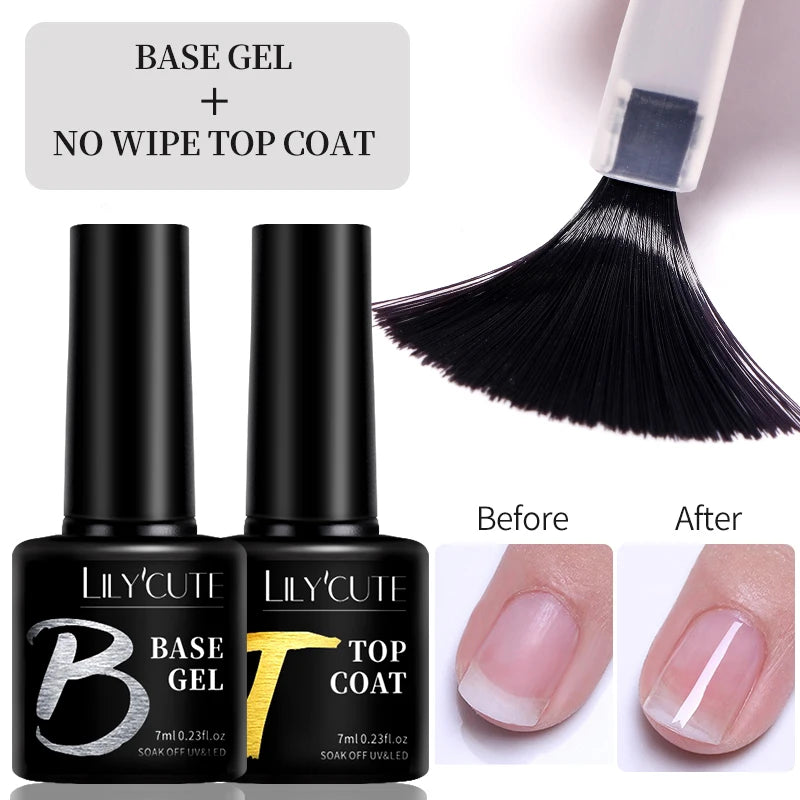 Base Top Coat UV Gel Nail Polish