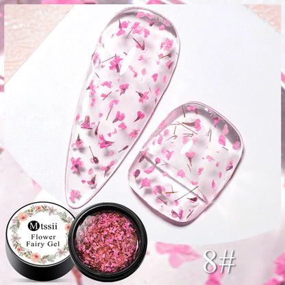 Dried Flower Gel Nail Polish