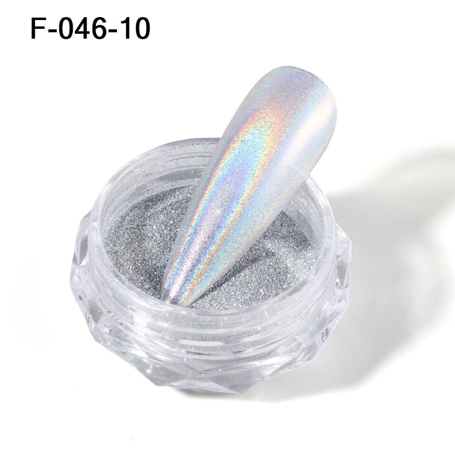 Moonlight Silver Cat Eye Nail Powder