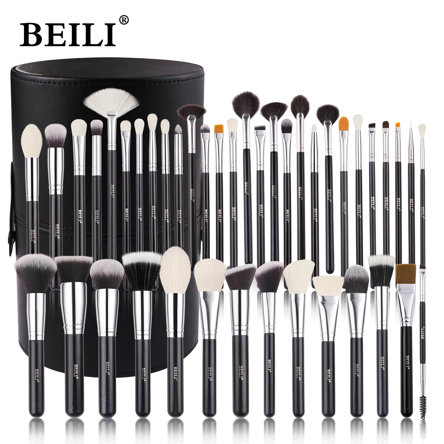 Complete Professional Make Up Brush Set with Goat Hair