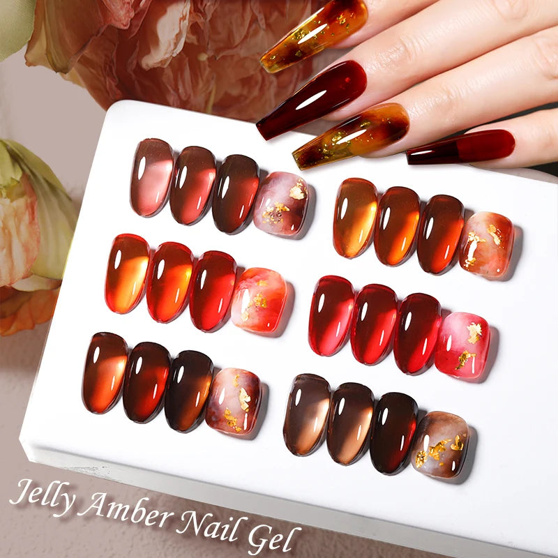 7ML Jelly Amber Gel Nail Polish