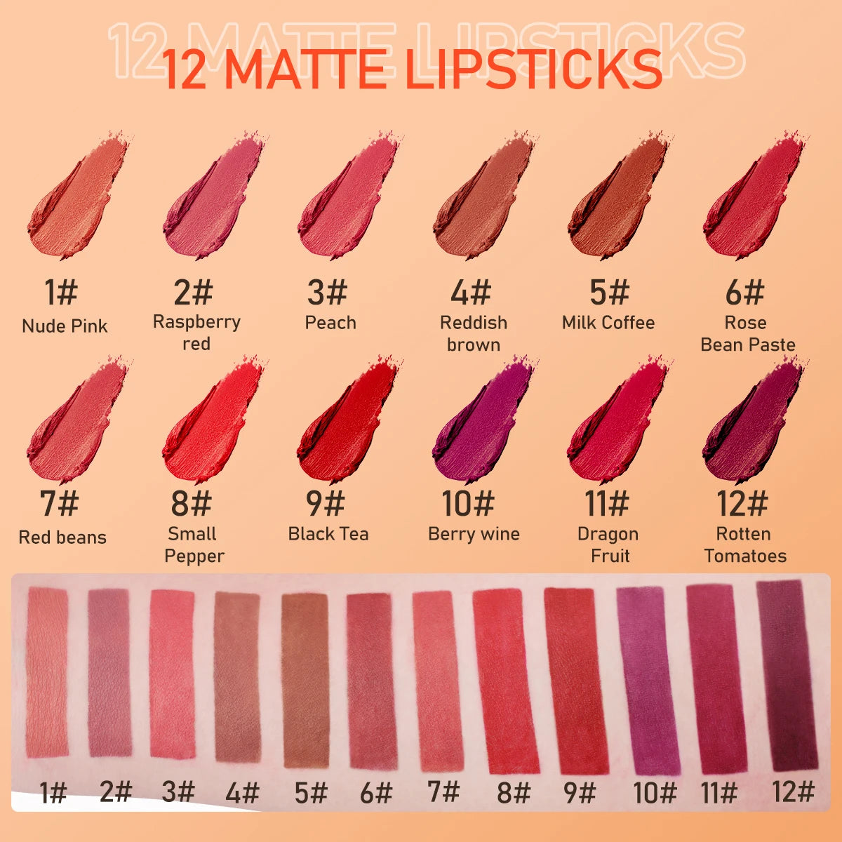 Waterproof Matte Lipstick
