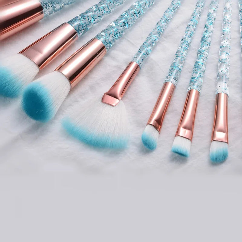 10 Pcs Unicorn Make Up Brush