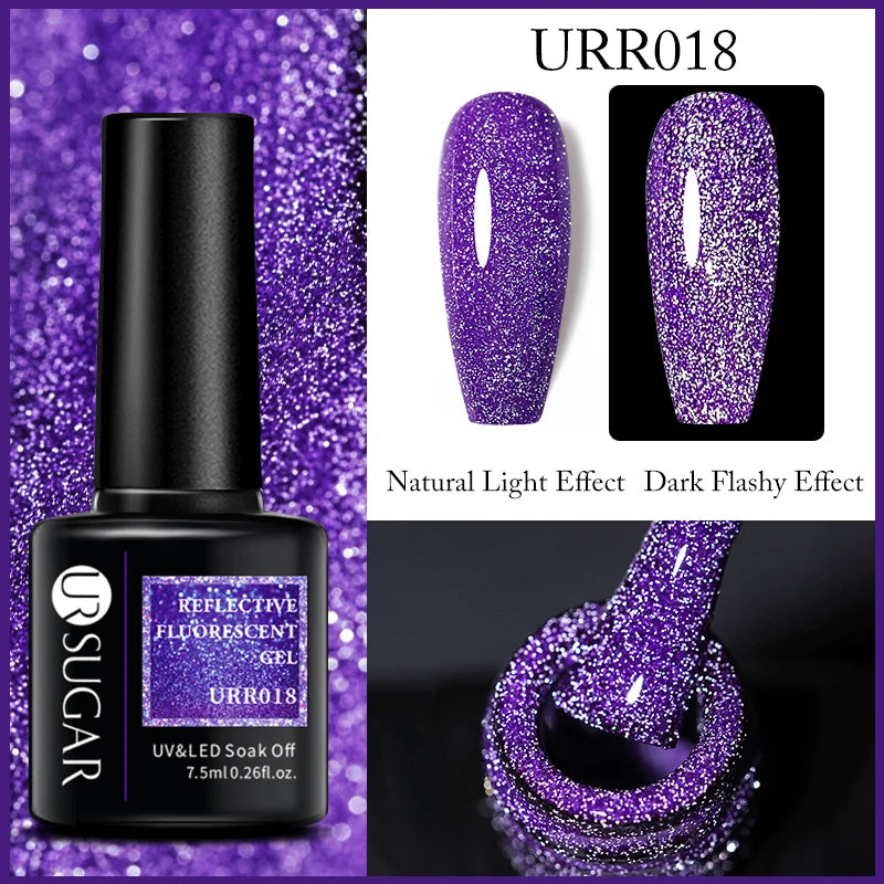 SUGAR Reflective Glitter Nail Gel