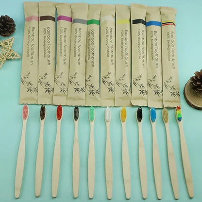 Natural Bamboo Soft Bristle Toothbrush