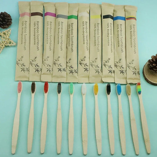 Natural Bamboo Soft Bristle Toothbrush