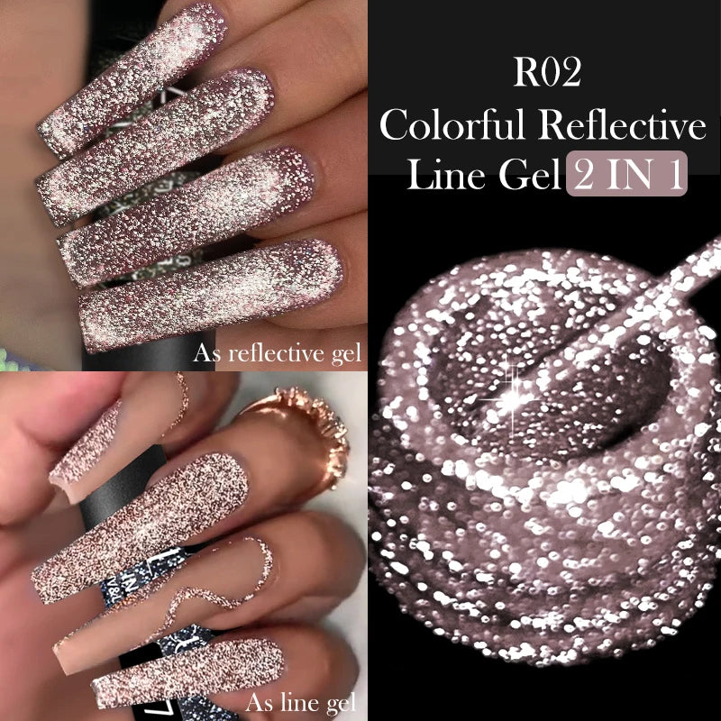 Glitter Gel Liner Nail Polish