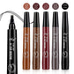 5 Colors Eyebrow Pen Waterproof