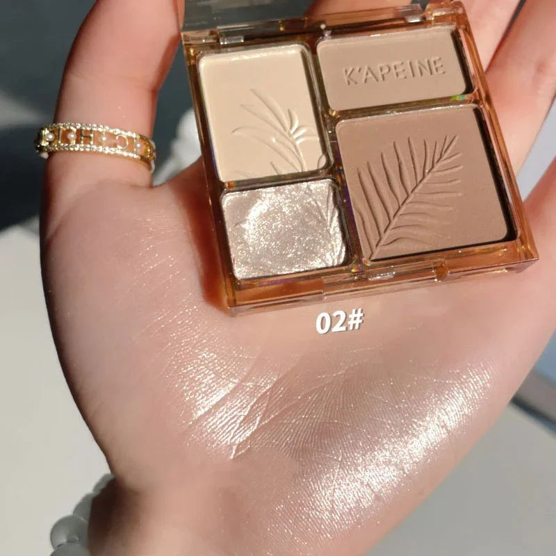 4Color Face Highlighter Palette