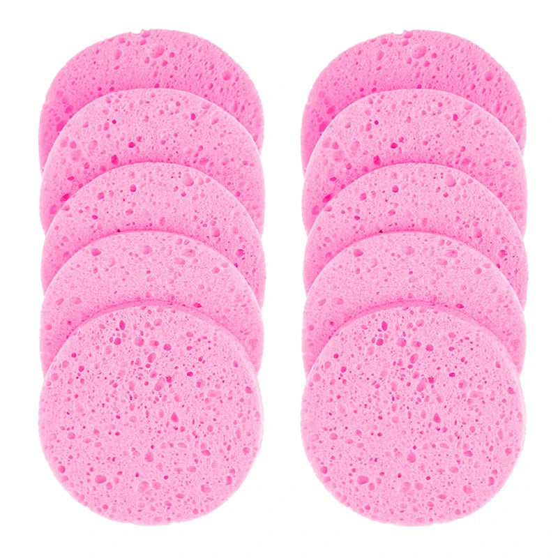 Natural Round Cosmetic Removal Sponge