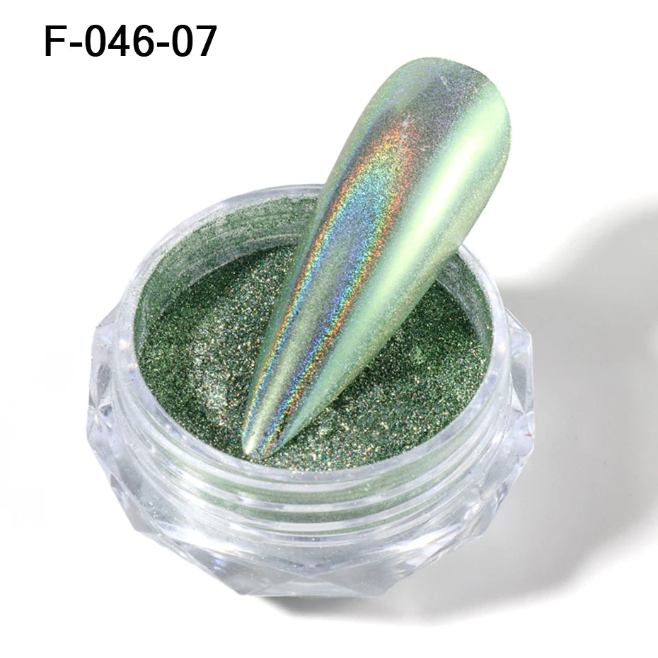 Moonlight Silver Cat Eye Nail Powder